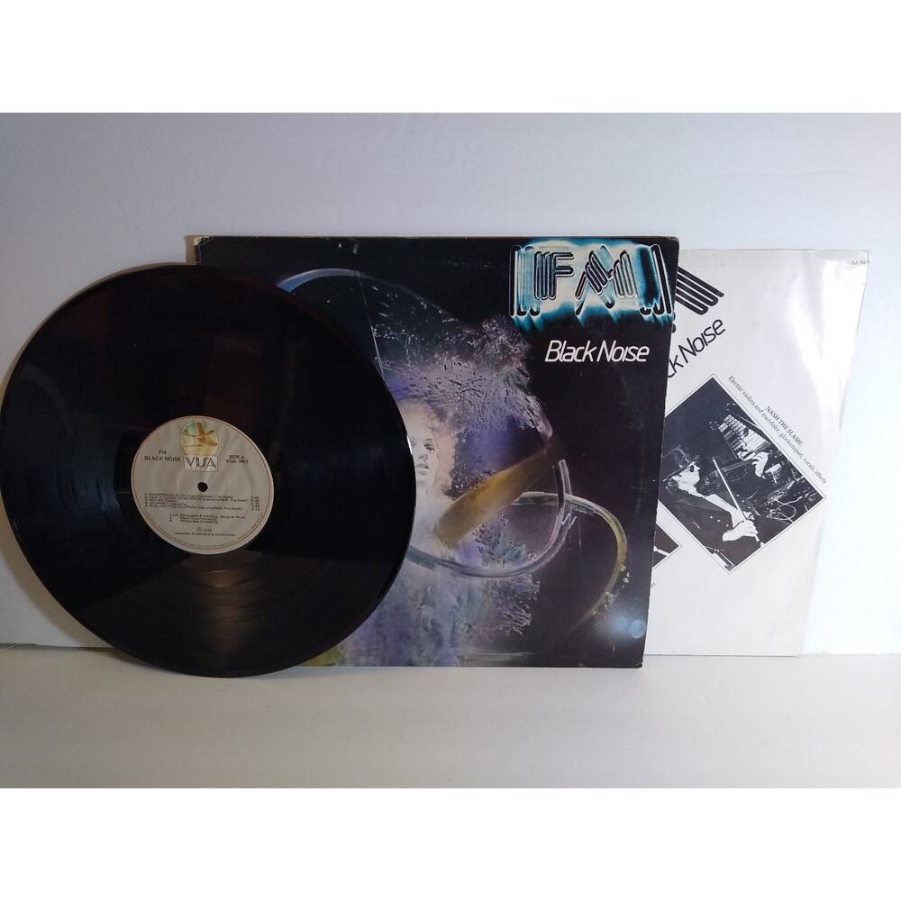 FM - Black Noise 12" LP Record 1978 First Pressing Visa Prog Rock Nash the Slash